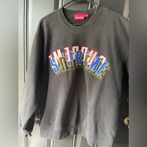 Supreme Stacked Letter Crewneck